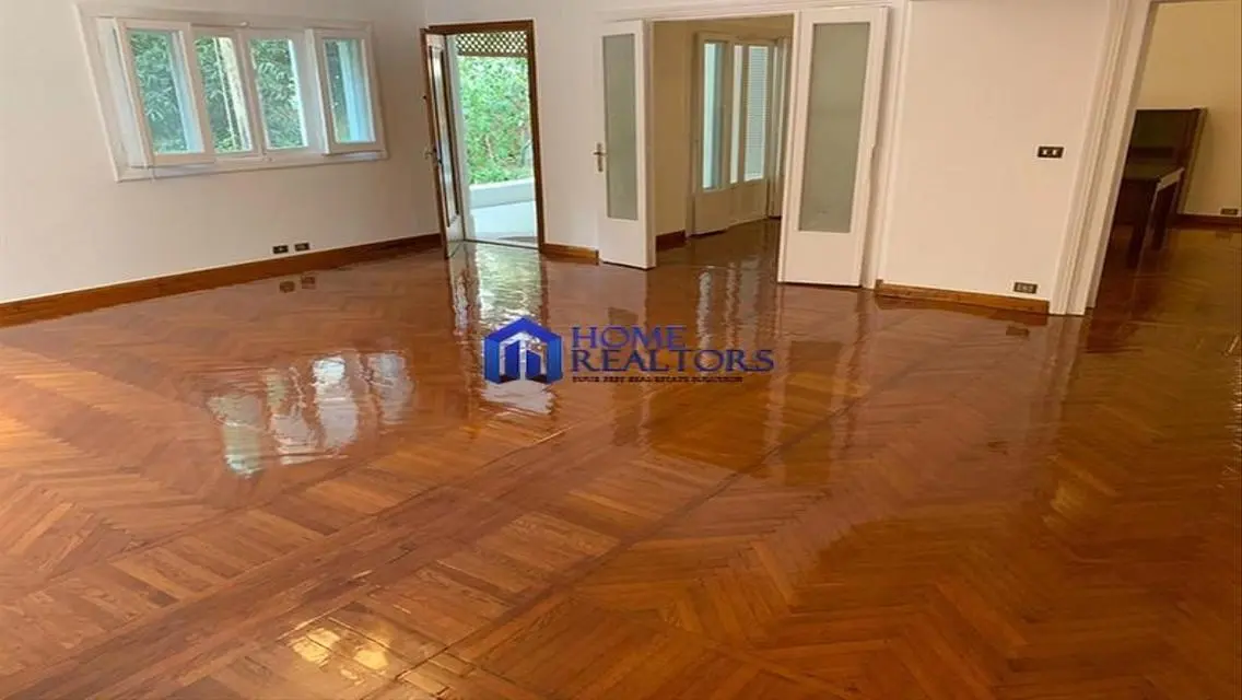Unique Ground Floor High Ceiling Apartment for Rent in Prime Maadi Location