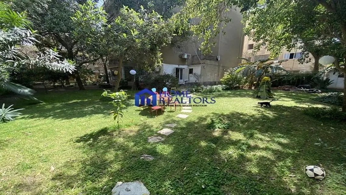 Unique Ground Floor High Ceiling Apartment for Rent in Prime Maadi Location