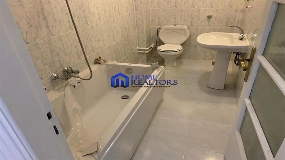 Unique Ground Floor High Ceiling Apartment for Rent in Prime Maadi Location