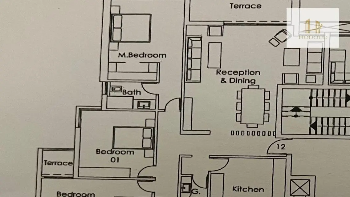 Luxury 3-Bedroom Apartment with Security Guard