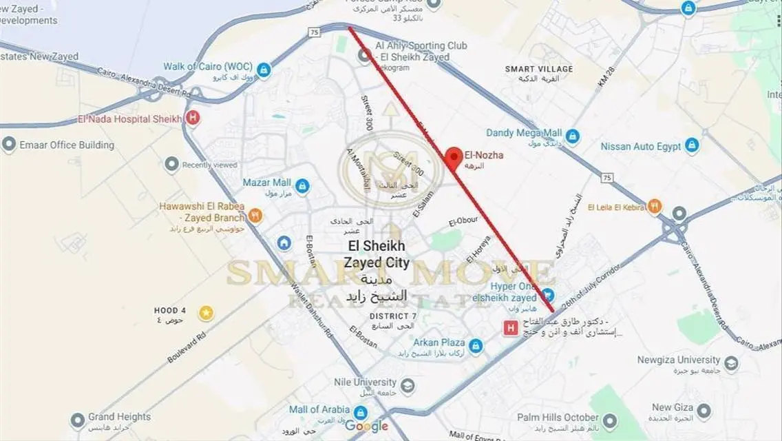 Land for sale 27000 m in Elsheikh Zayed