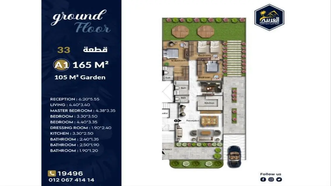 Luxury Villa with Private Garden for Sale