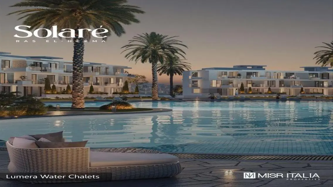 شاليه بأفضل فيو على اللاجون في سولاري رأس الحكمة