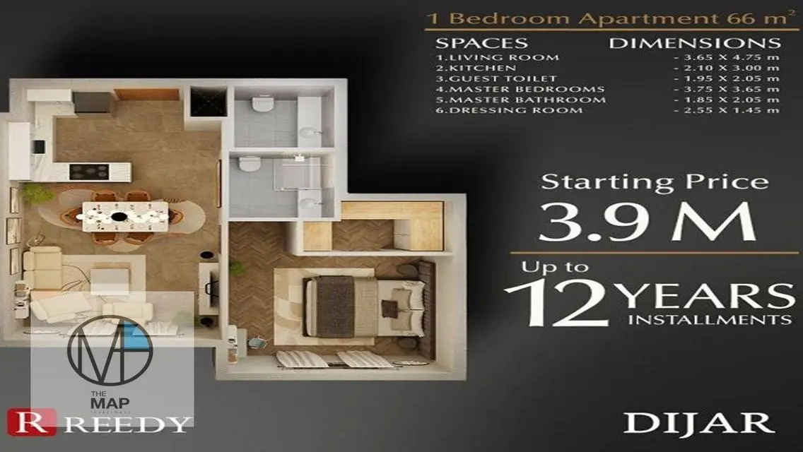 Luxury Apartment for Sale in Azzar DIJAR