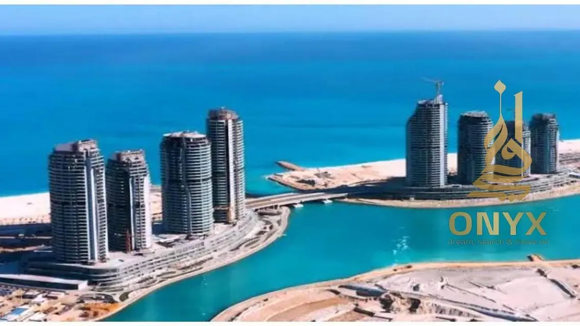 شقه 174 متر بفيو علي البحر مباشره في النورث ايدج