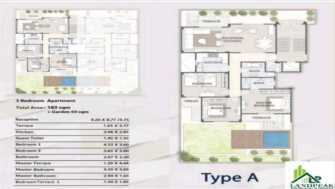 Ground apartment for sale in front of Al-Ahly Club