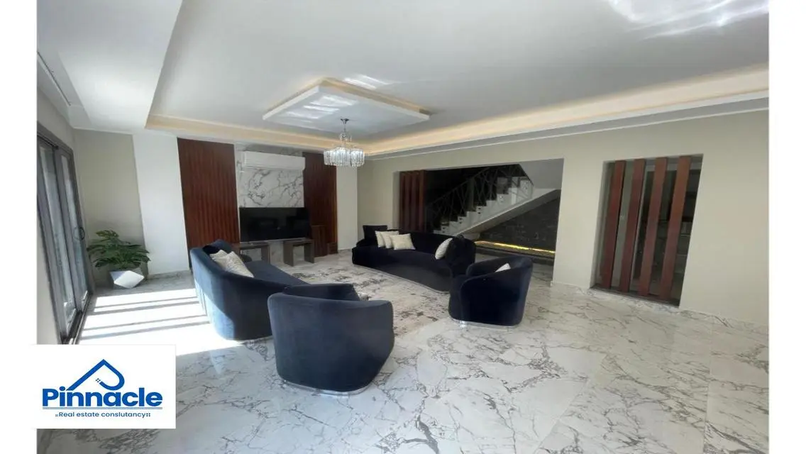 Duplex with garden for sale semi furnished