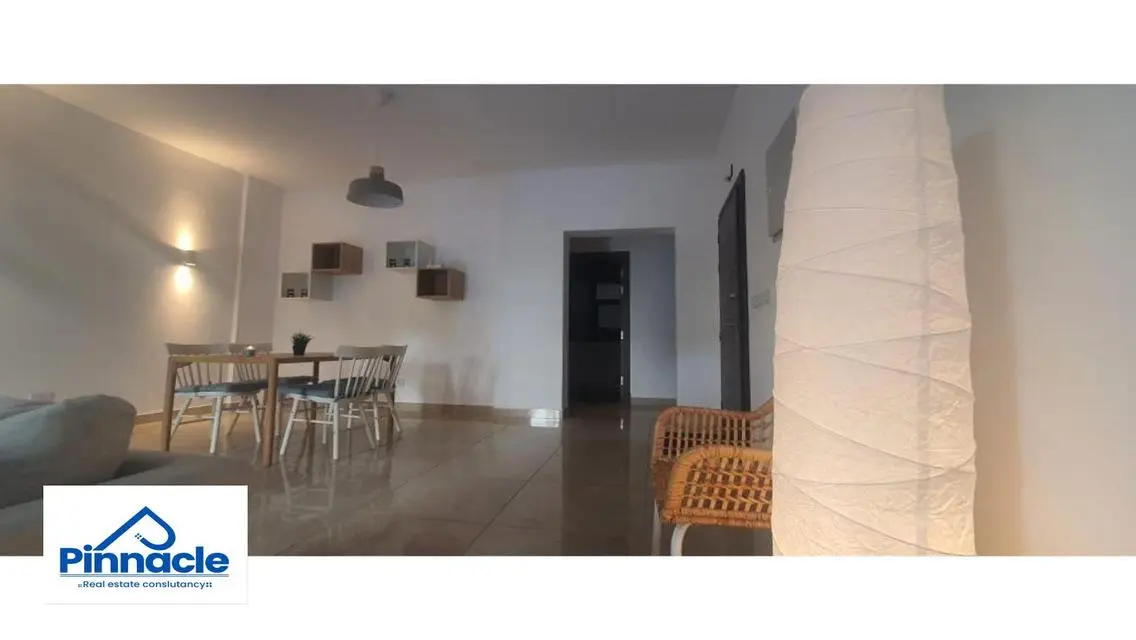 Fully furnished apartment with garden 100 m