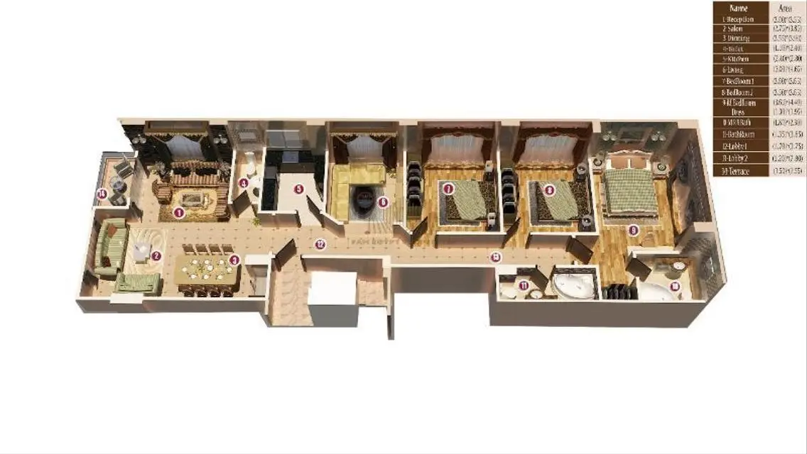 Luxury Apartment for Sale at 3 Street 2020