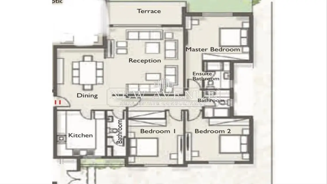 Luxury Apartment with Balcony and Shared Gym