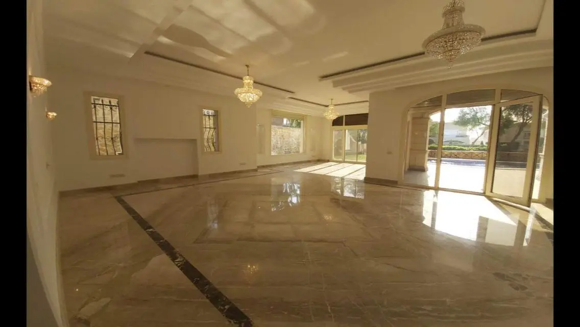 Villa for rent semi furnished Lake View Compound
