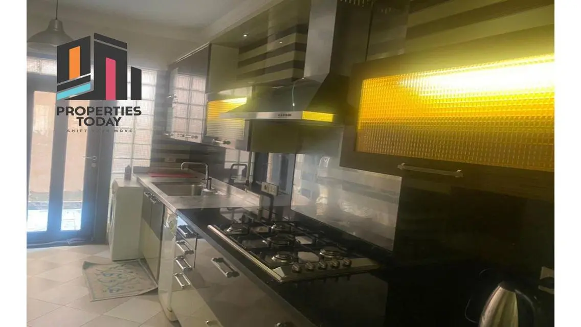 Furnished flat with garden for rent in Katameya