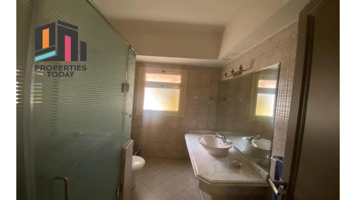 Furnished flat with garden for rent in Katameya