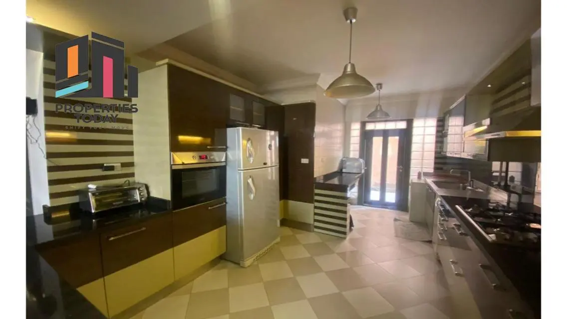 Furnished flat with garden for rent in Katameya