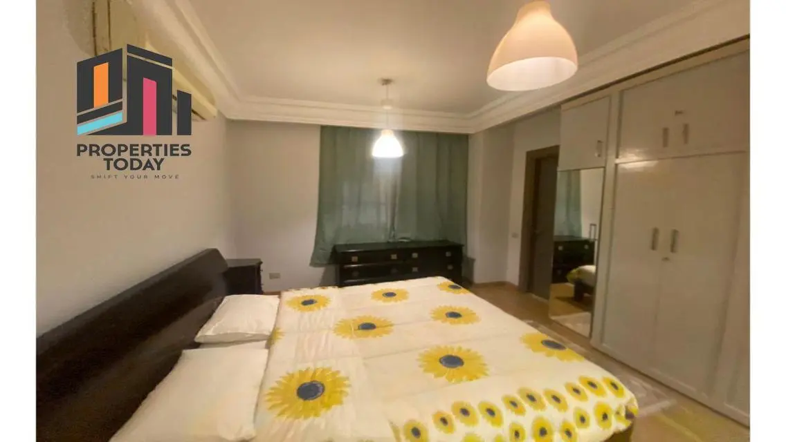 Furnished flat with garden for rent in Katameya