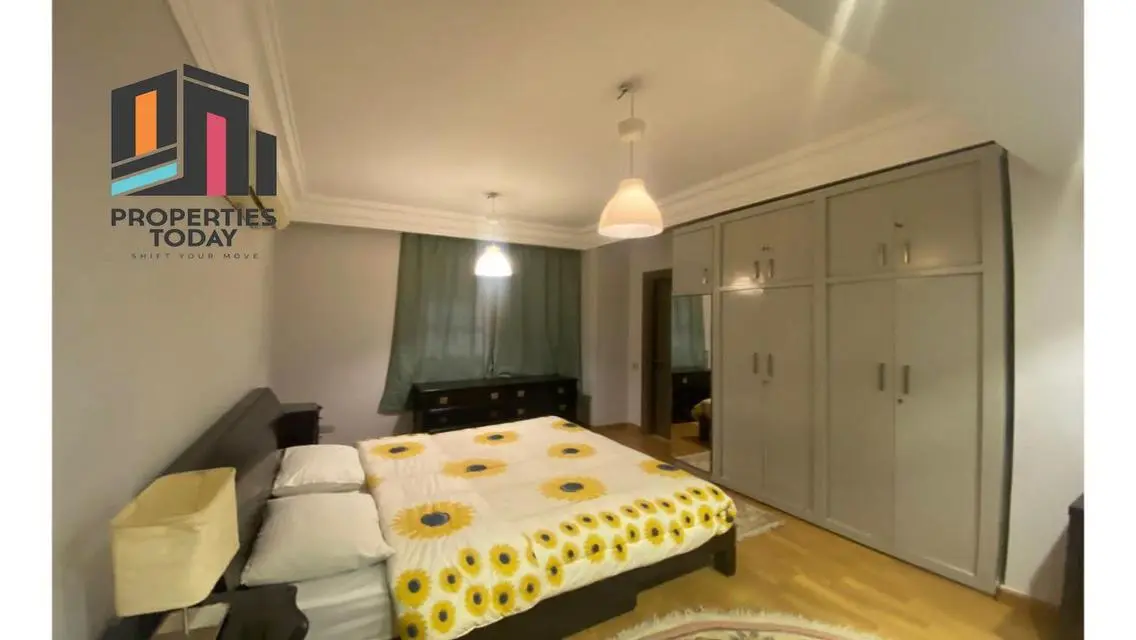 Furnished flat with garden for rent in Katameya