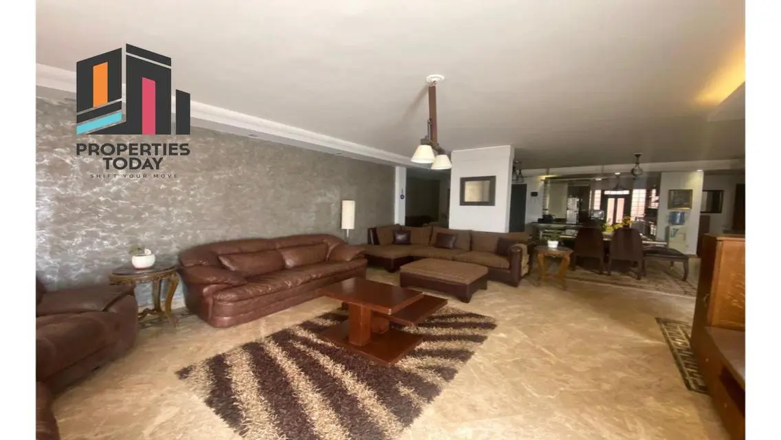 Furnished flat with garden for rent in Katameya