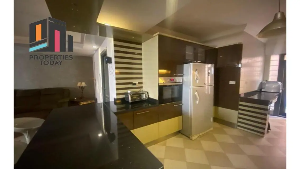 Furnished flat with garden for rent in Katameya