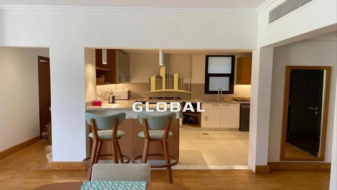fully furnished modern apartment open view garden
