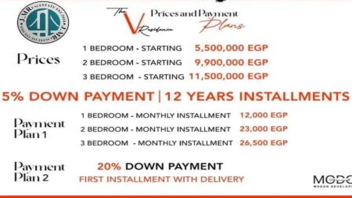 Fully finished hotel apartments for sale