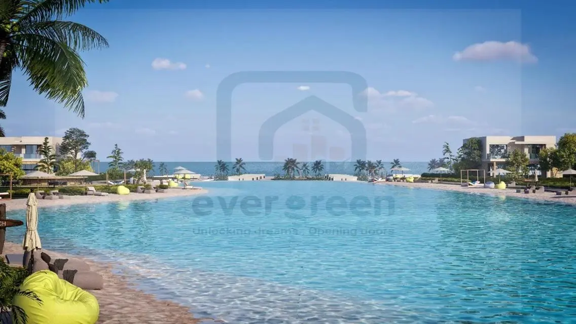 شالية متشطب فيو لاجون في سمر مع الاهلي صبور 0%مقدم