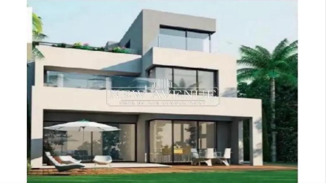 Delivered villa prime location in palm hills new cairo