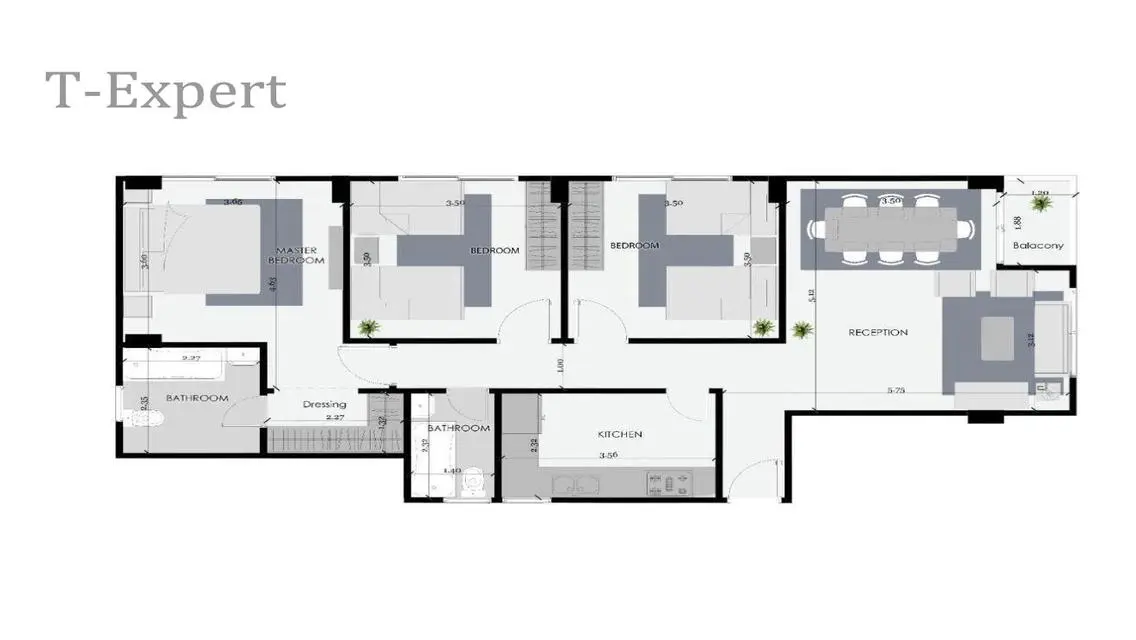 Luxury Apartment of 135 sqm in AUC