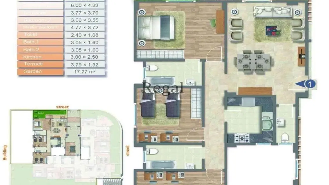 Luxury Apartment in Prime Location with Garden