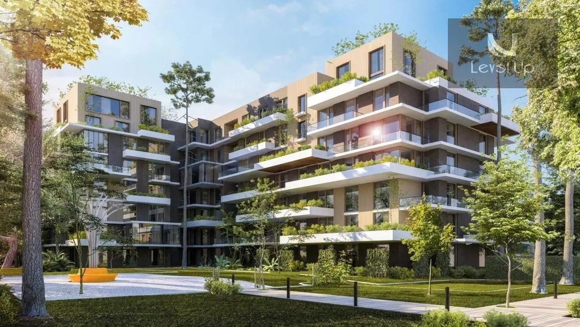 شقة فاخرة مع شرفة وما amenities كبيرة