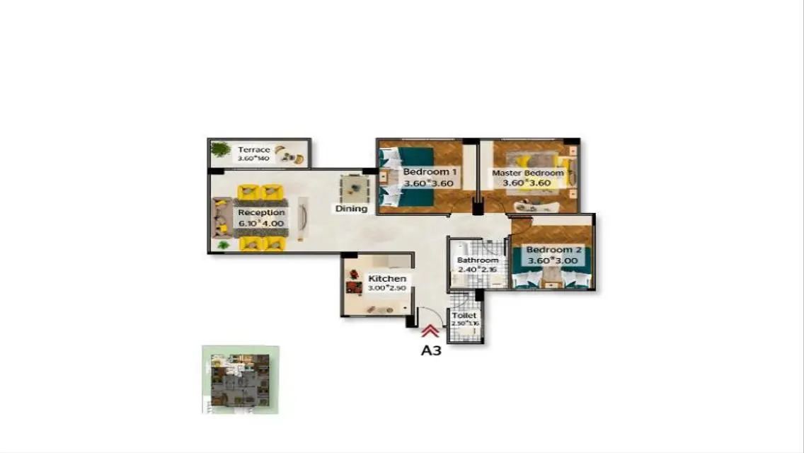 Luxury Apartment 135 sqm in the Heart of the City