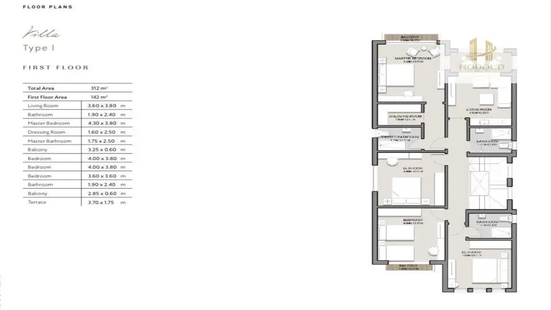 Luxury Villa for Sale - 312 sqm in an Exclusive Area
