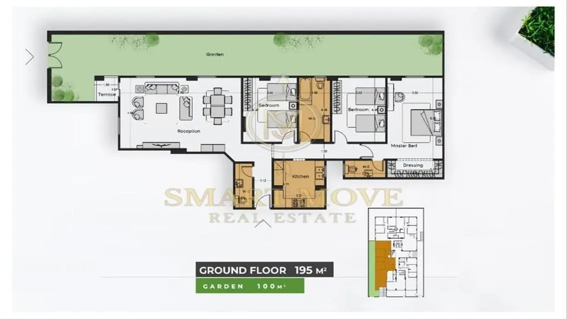 Luxury Apartment of 100 Square Meters