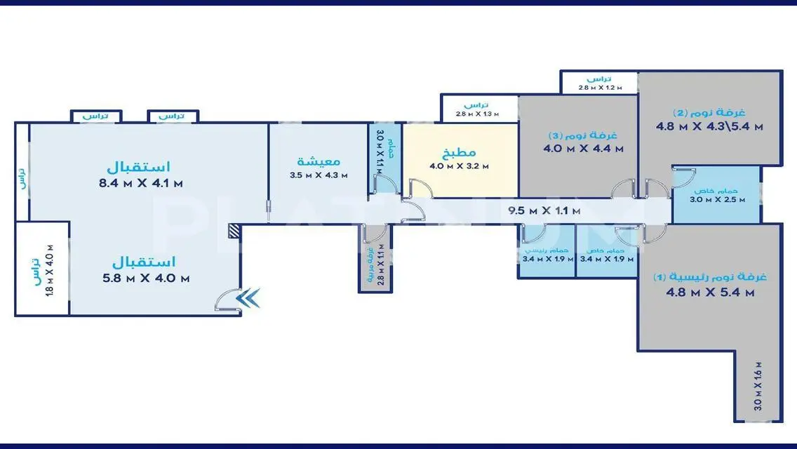 وحدة سكنية جديدة مميزة