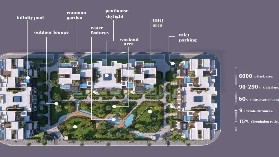 Luxurious Trio Gardens Villa