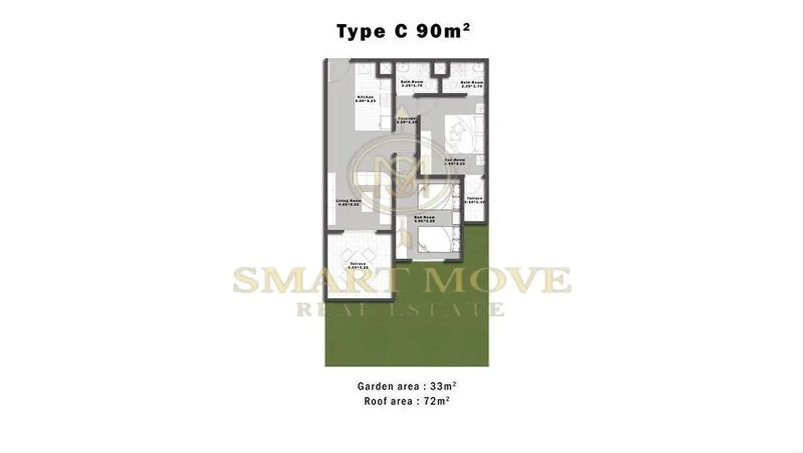 Luxury Villa for Sale on 10-12-3 Meter Space