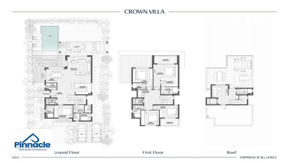 Luxury Villa with Private Garden and Balcony