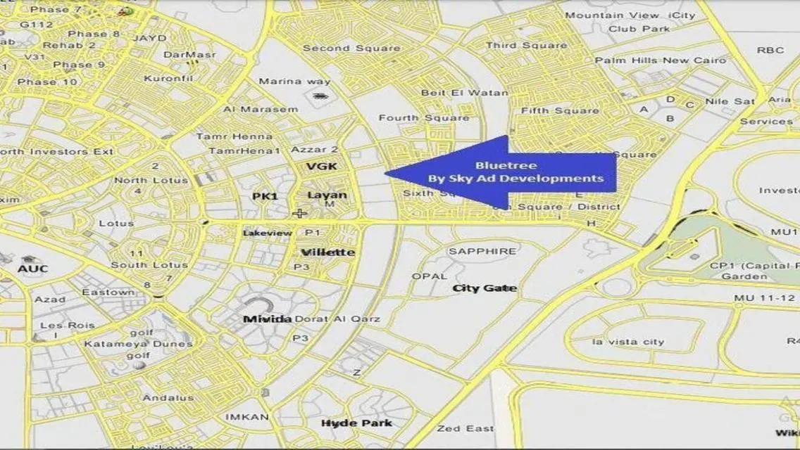 Luxury Apartment in Blue Tree Compound - New Cairo