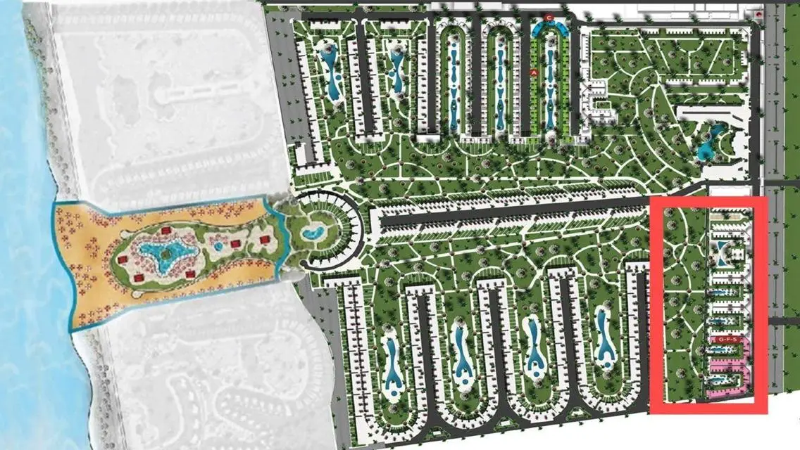 Luxury Apartment Overlooking Lakes for 2,800,000 EGP