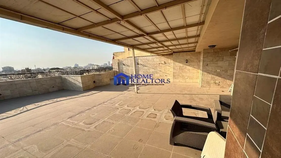 Spacious Fully Furnished Penthouse for Rent in Prime Location - Maadi Sarayat