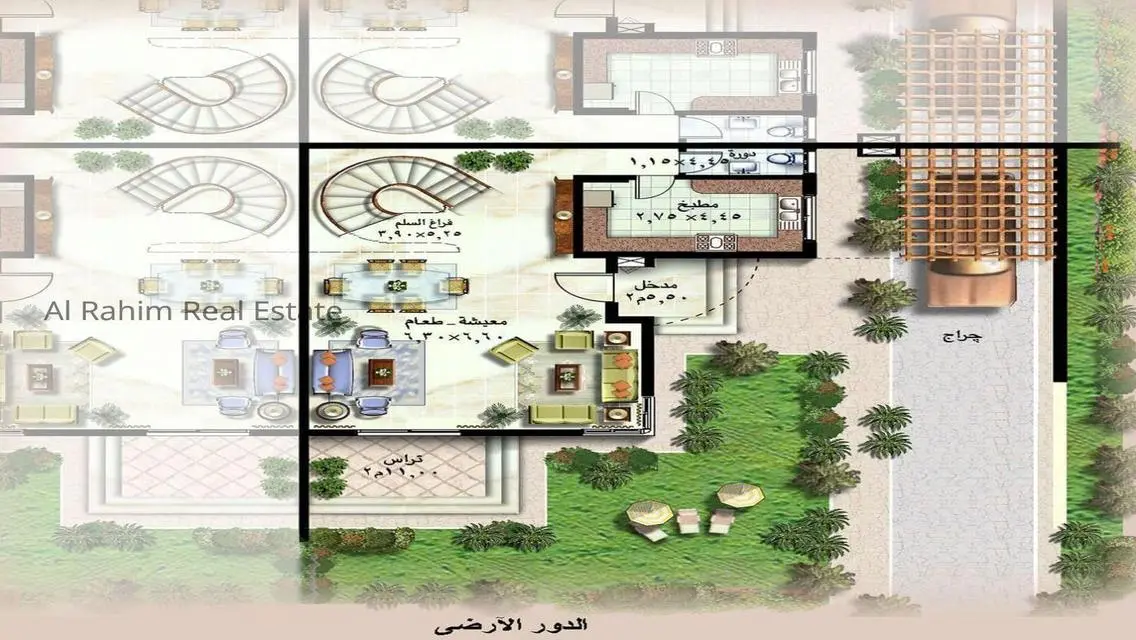 منزل فاخر للبيع بمساحة 350 متر