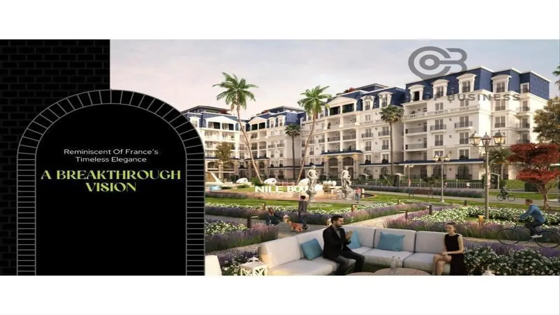 Luxury Apartment in Nile Boulevard Compound - New Cairo