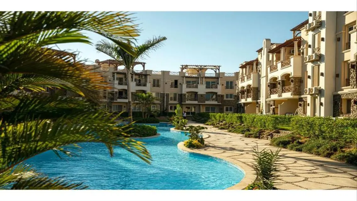 Sea-view Apartment with Private Pool and Garden