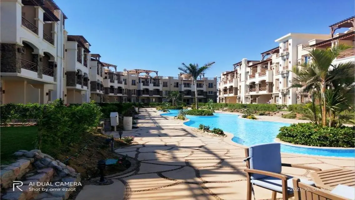 Sea-view Apartment with Private Pool and Garden