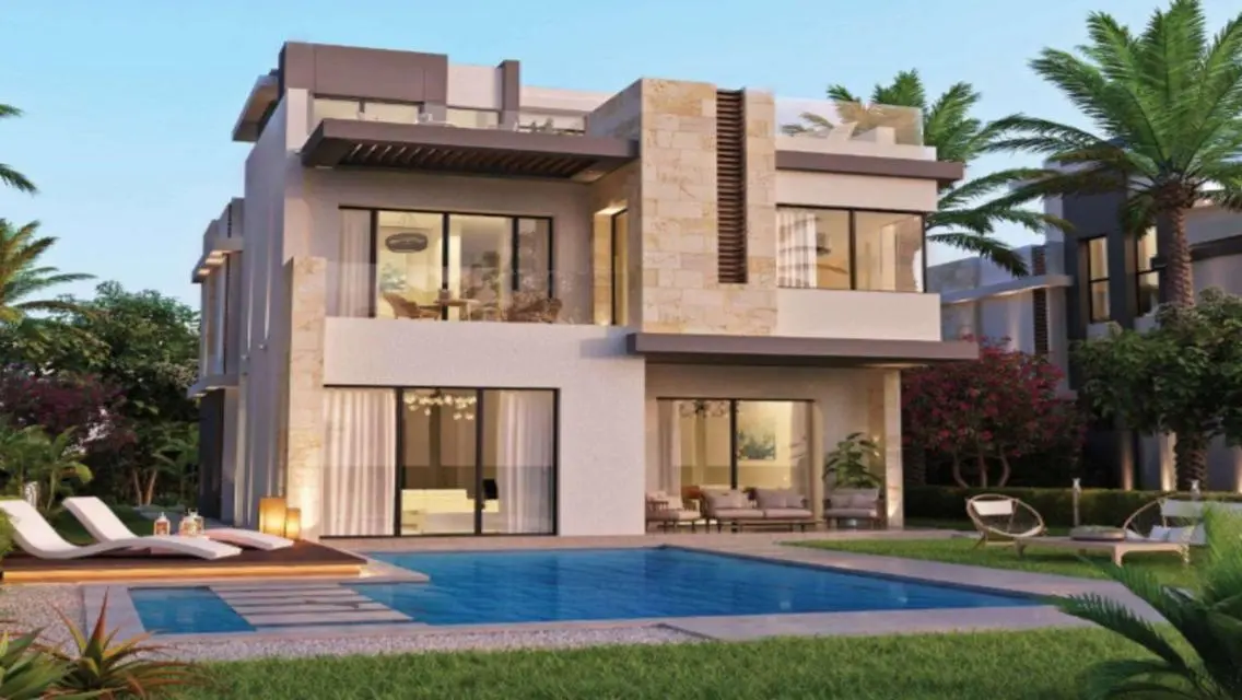 Luxury Villa with Private Garden and Shared Pool