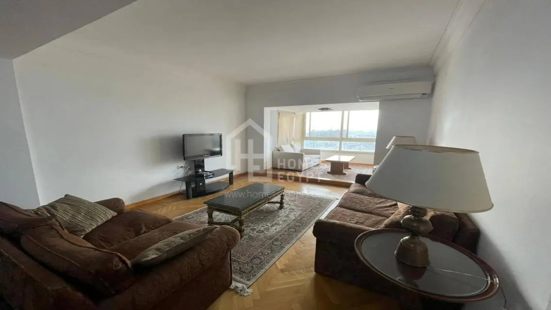 Furnished Nile-View Apartment in South Zamalek