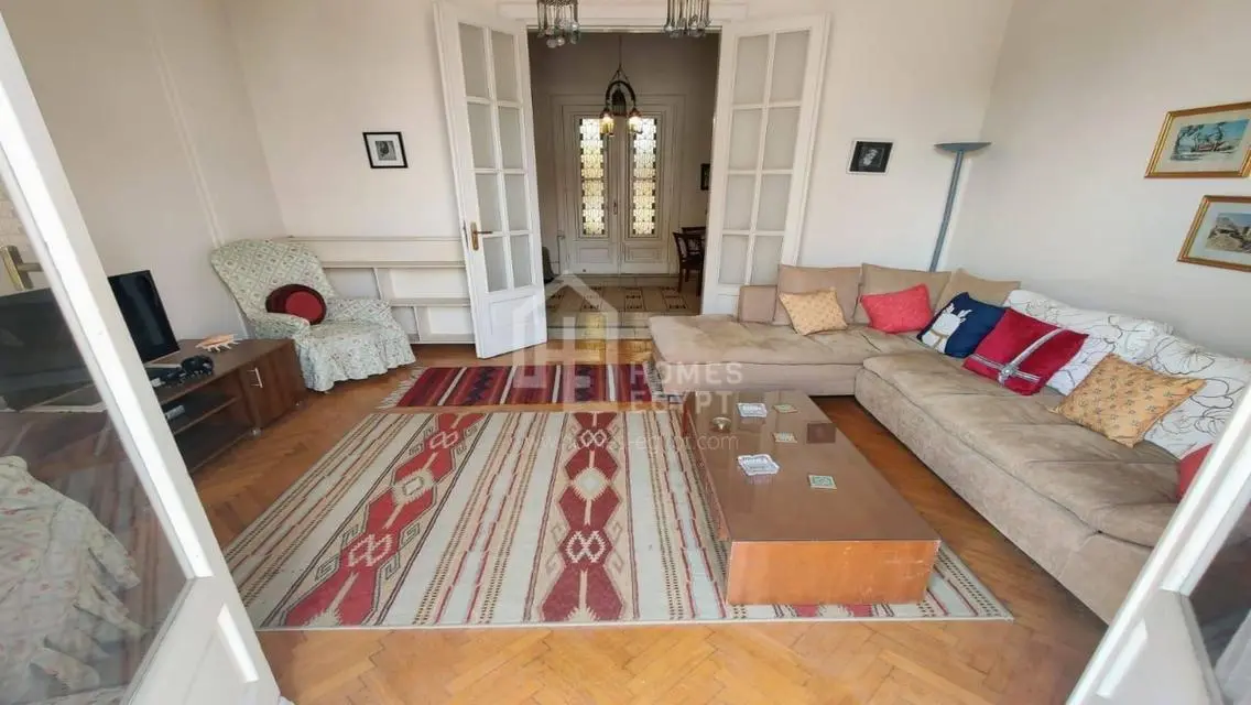 High-Ceiling Apartment Ready to Move in Zamalek
