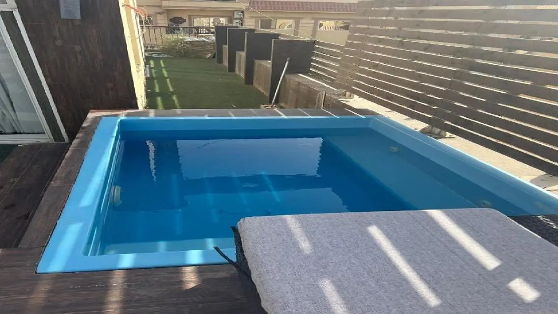 Luxury Apartment with Private Plunge Pool in Family Compound