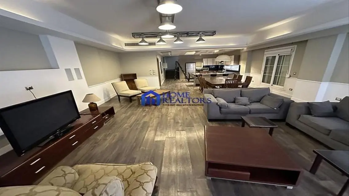 Ultra-Modern Fully Furnished Duplex for Rent in West Golf Compound, New Cairo