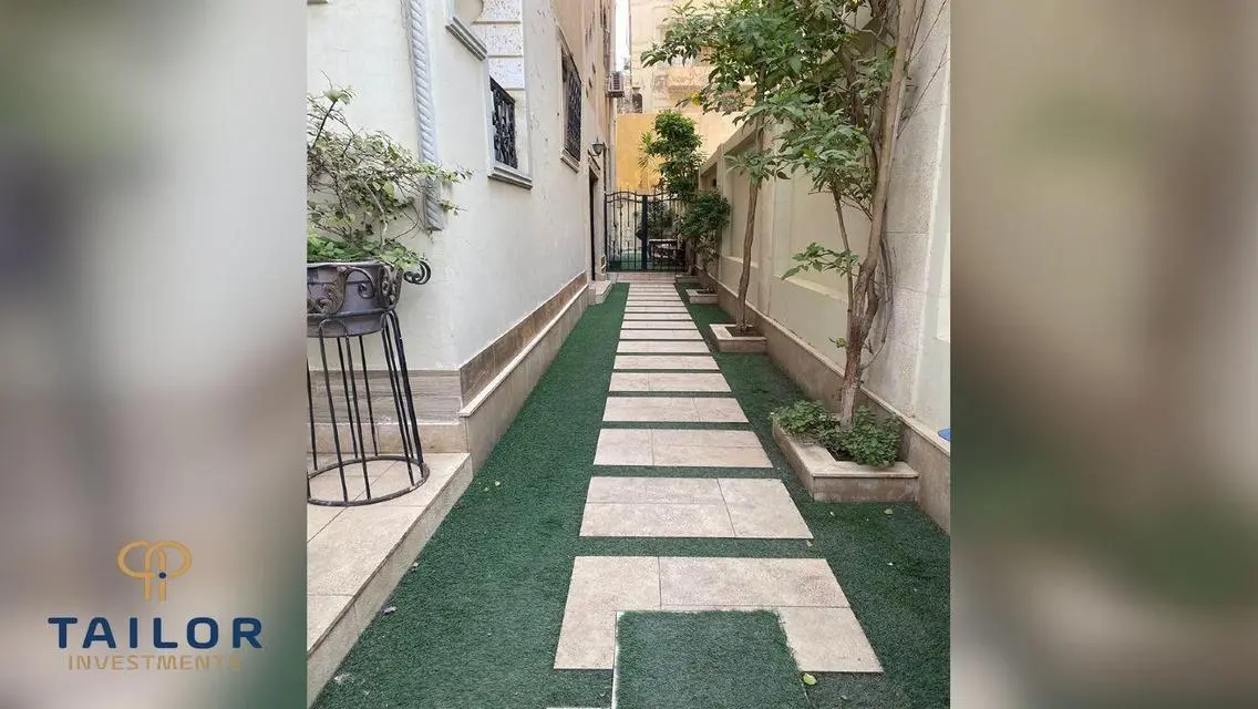 شقة فاخرة بحديقة خاصة في موقع متميز