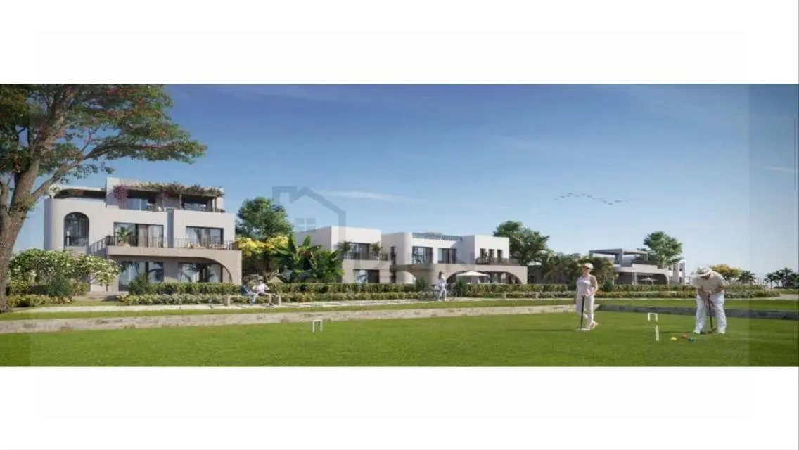 Luxury Villa with Spacious Garden and Shared Pool in Owest